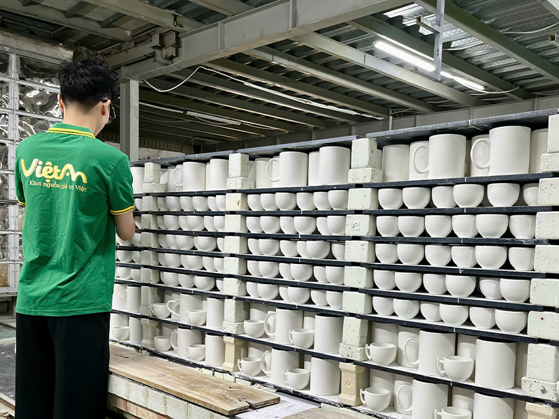 xưởng cốc sứ