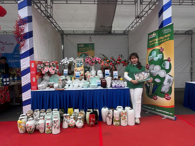 Việt An Góp Sắc Xuân Tại Chợ Tết Công Đoàn Tỉnh Thái Nguyên