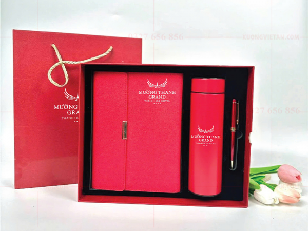 Bộ gift set in logo làm quà tặng 