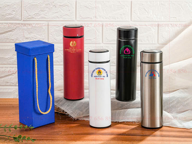 Bình giữ nhiệt in logo làm quà tặng 