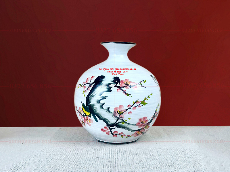 Bình hút lộc in logo đại hội đảng