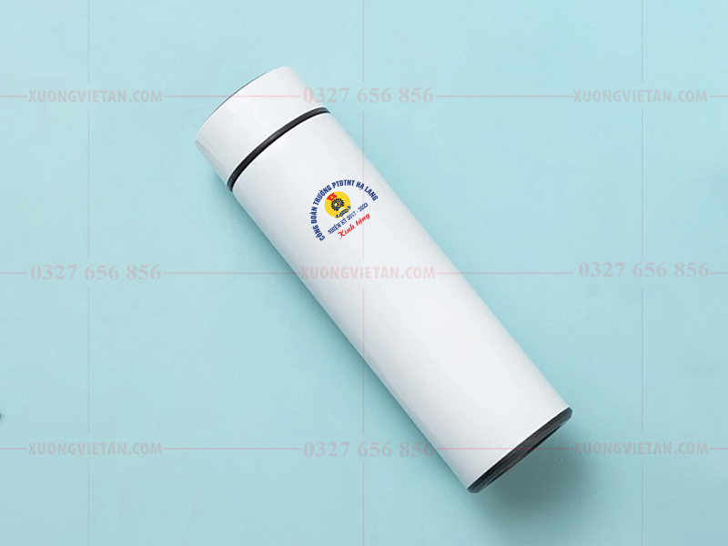 Bình giữ nhiệt in logo làm quà tặng công đoàn