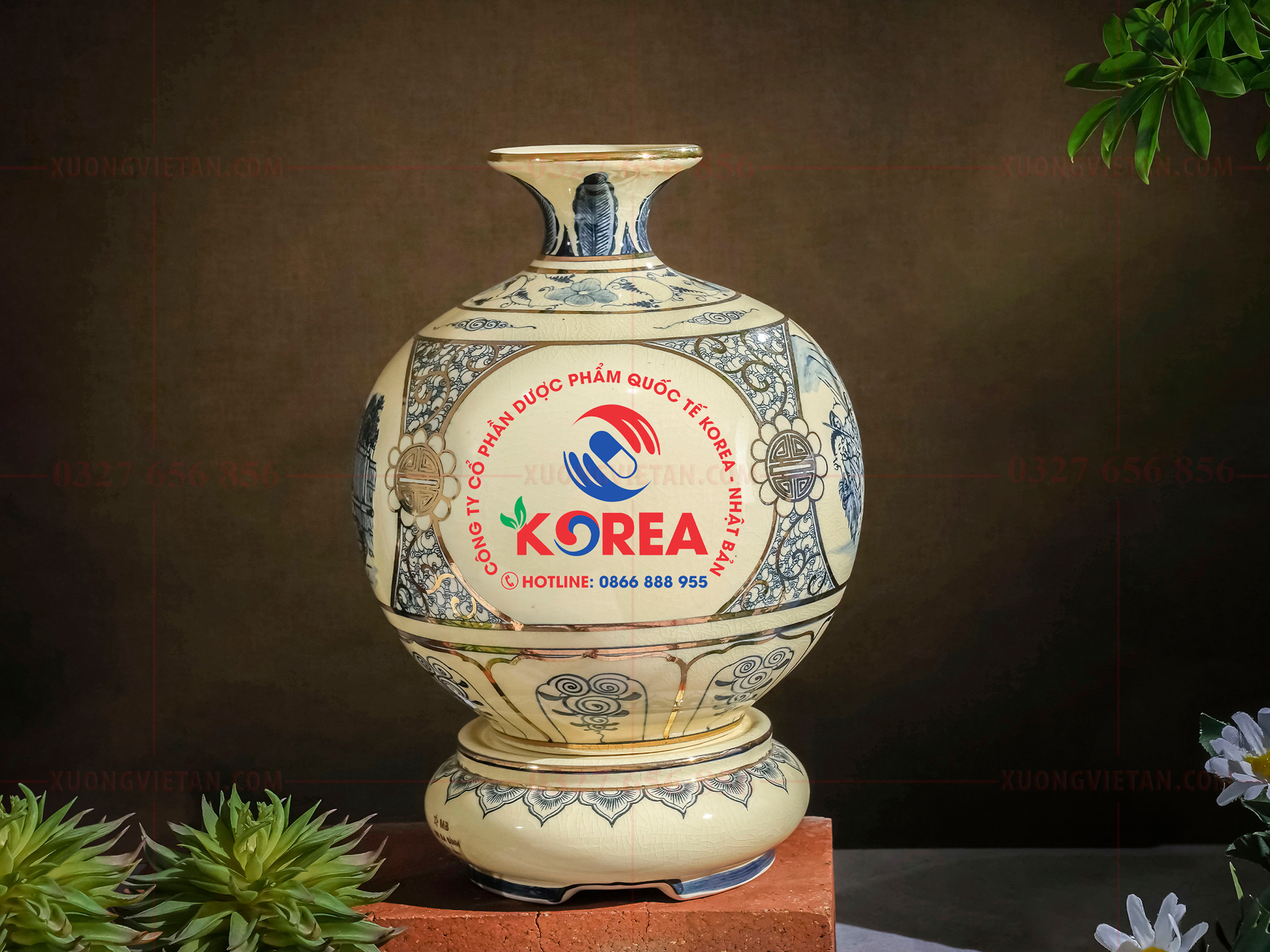 Bình hút lộc in logo