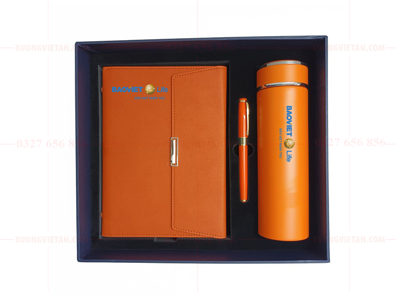 Bộ gift set in logo làm quà tặng 