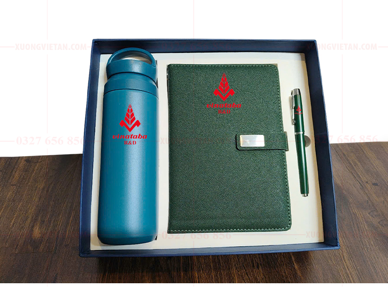 Bộ gift set in logo làm quà tặng 