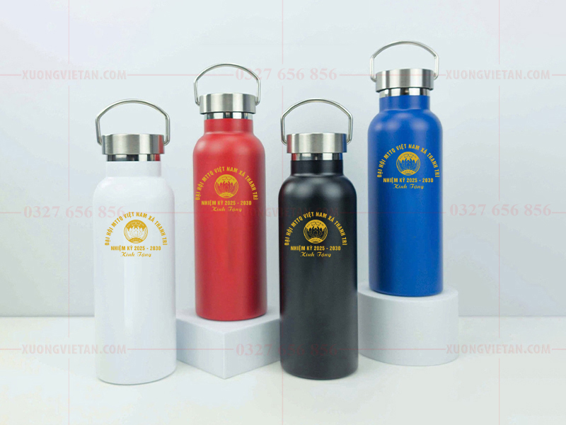 Bình giữ nhiệt in logo mặt trận tổ quốc Việt Nam