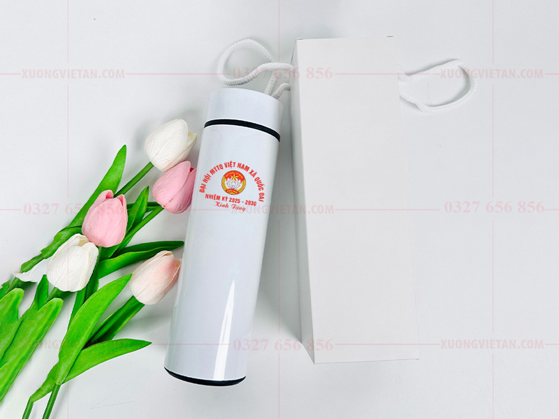 Bình giữ nhiệt in logo mặt trận tổ quốc Việt Nam