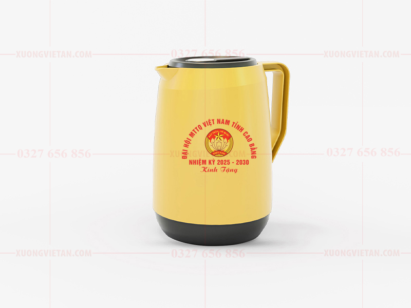 Bình ủ in logo mặt trận tổ quốc