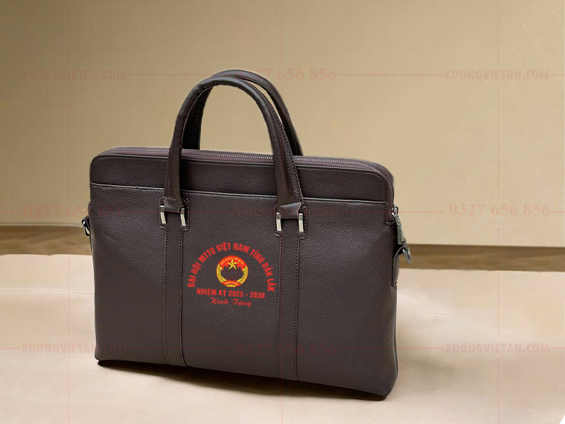 Cặp da in logo mặt trận tổ quốc