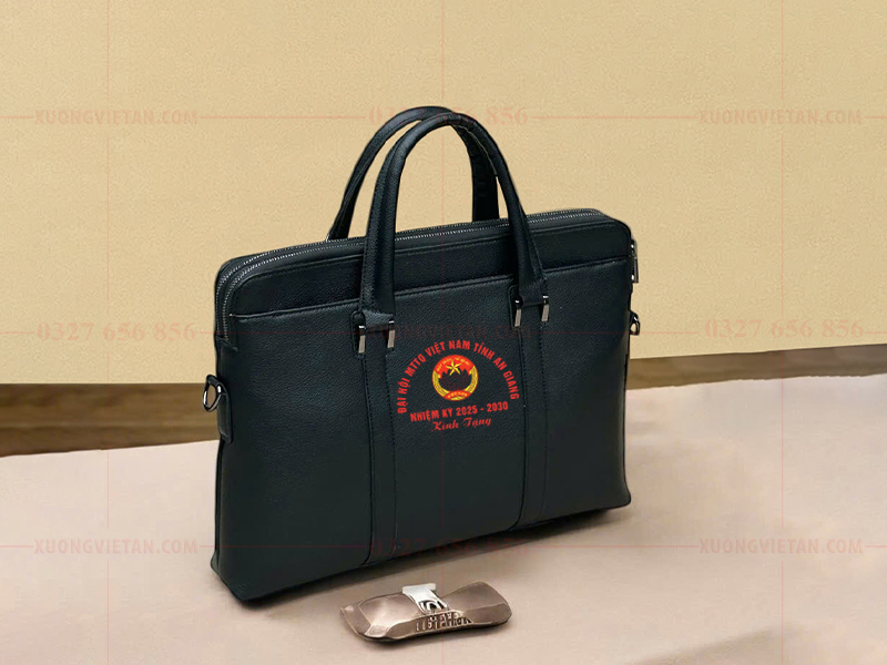 Cặp da in logo mặt trận tổ quốc