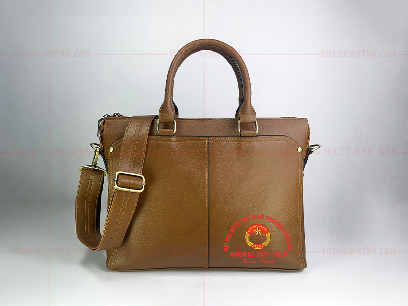 Cặp da in logo mặt trận tổ quốc