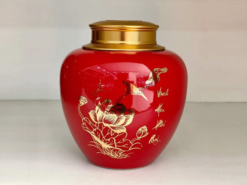 Gợi ý các mẫu hũ trà làm quà tặng 