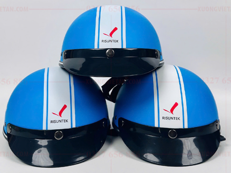 Mũ bảo hiểm in logo 