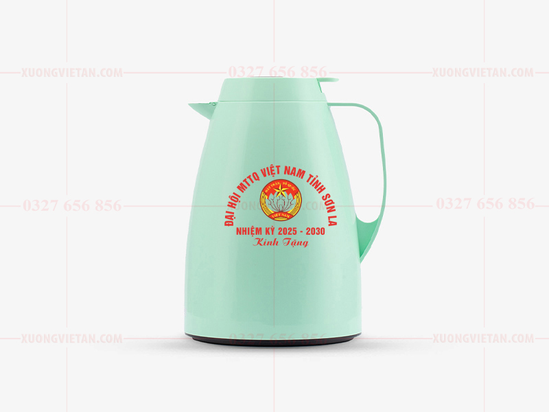 Phích đựng nước in logo mặt trận tổ quốc