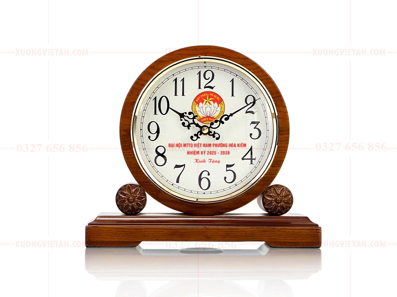 Đồng hồ in logo mặt trận tổ quốc